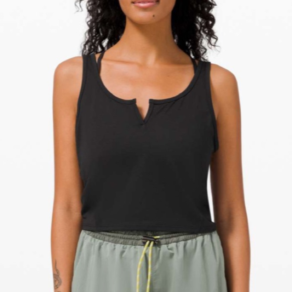Lululemon Cropped Henley Tank